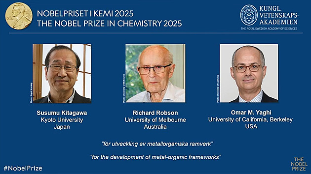 Nobelovu cenu za chemii si letos odnáší výzkum molekulárních struktur