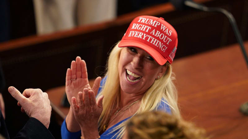 Trumpova největší fanynka otočila: Republikánům byl k smíchu, teď mu líbají zadek, říká MTG