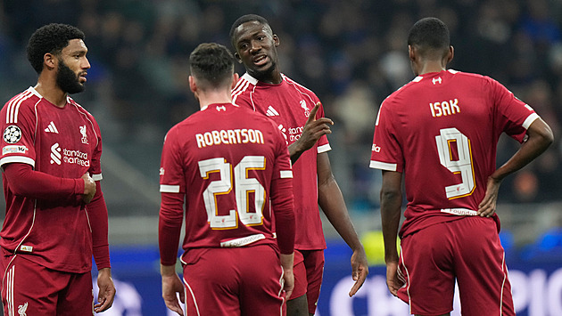 ONLINE: Liverpool díky dvěma gólům Ekitikého vede nad Brightonem, Chelsea navýšila skóre