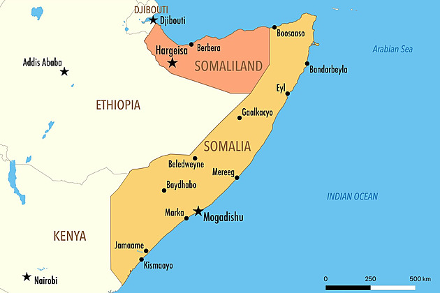 Izrael jako první stát na světě uznal nezávislost od Somálska odtrženého Somalilandu