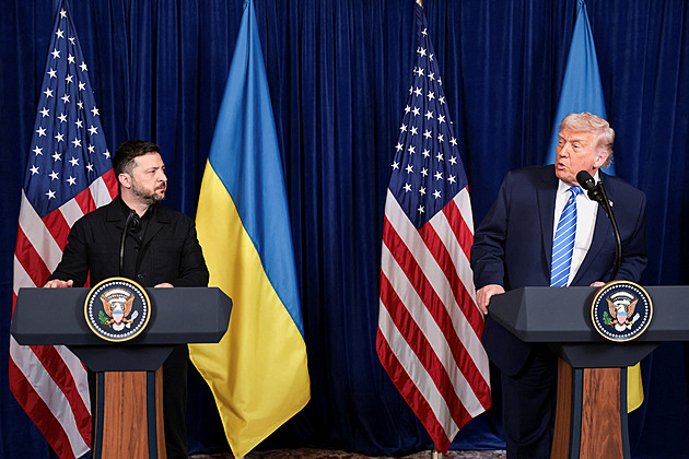 Trump označil schůzku se Zelenským za báječnou. Jsme blíž míru, věří