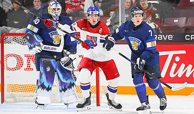 Česko - Finsko 2:1P. Junioři zvládli klíčový duel, prodloužení rozhodl parádně Jiříček