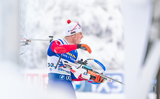 Biatlon ONLINE: Muži jedou štafetu. Skvělý běh Mikysky, Mareček přebral devátý