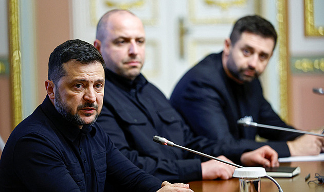 Územní otázku lze vyřešit jen při jednání prezidentů, řekl Zelenskyj