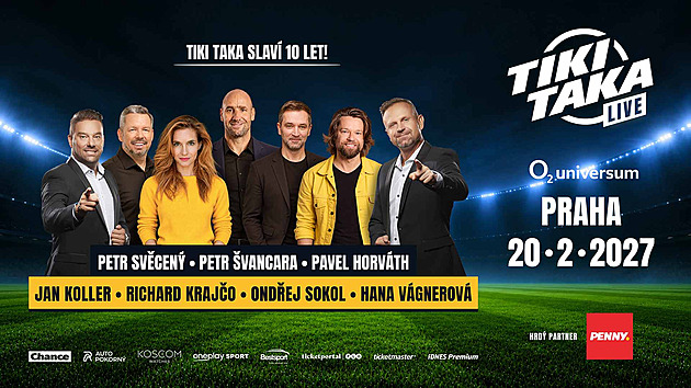 Tiki Taka slaví deset let. Získejte vstupenky do O2 universa v předstihu
